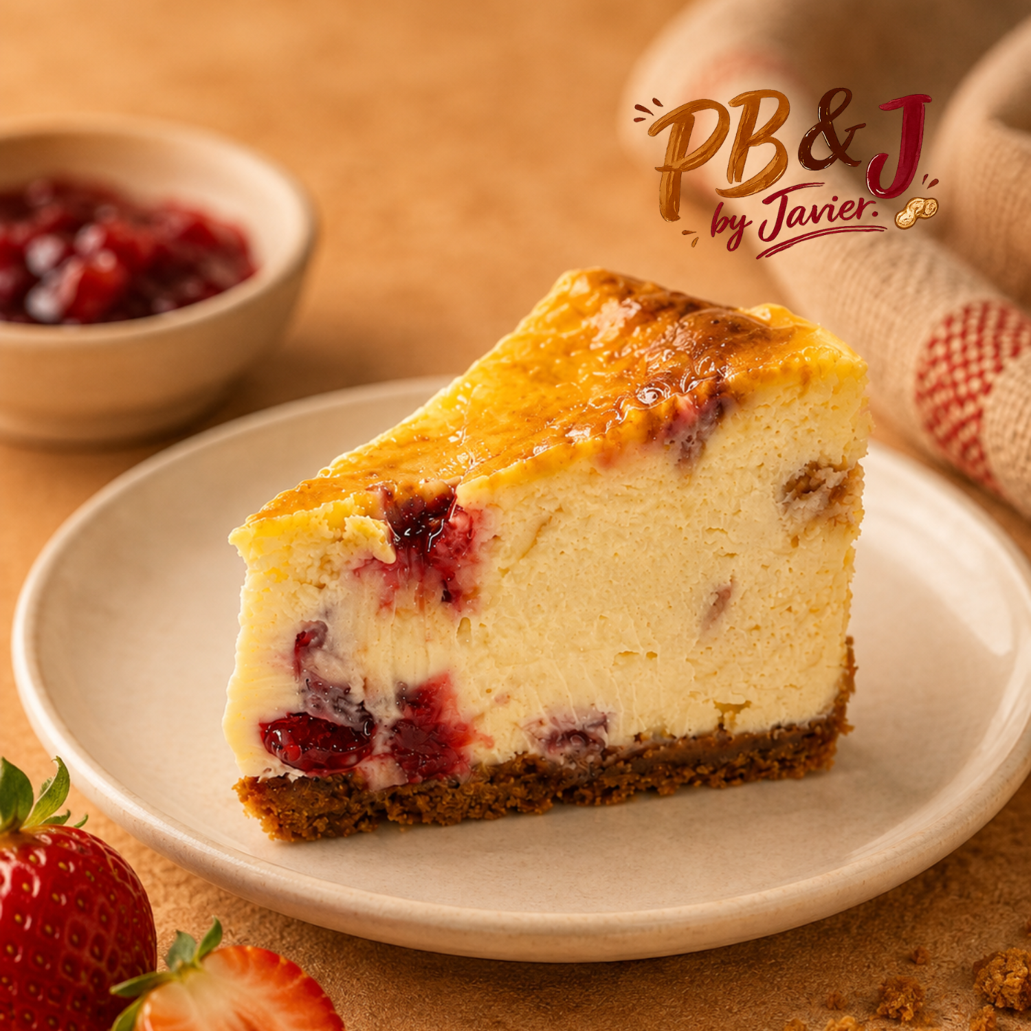 PB & J CHEESECAKE